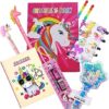Birthday Gift Hamper for children Age 6-8 Years, 10-12 Years (Assorted Color) from Ladlee Galleria 9 in 1 Unicorn Gift For Girls | Unicorn Theme Gift Item for Birthday Celebration and Return Gifts