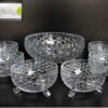 ladleegalleria Crystal Glass Candy jar Bowl