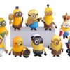 Ladlee Galleria SMILES IN INIDA Toys for Kids, Miniature Decor Item, Minion Toys, Birthday Gift for Kids, Mini Action Figurines for Kids, Diwali Decoration Items for Home Decor – 10 Pcs (Yellow)